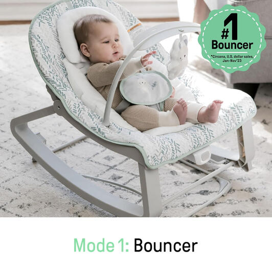 Vibrating Baby Bouncer Seat &amp; Infant to Toddler Rocker